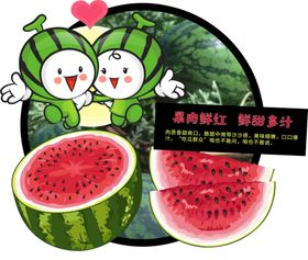 西瓜展板