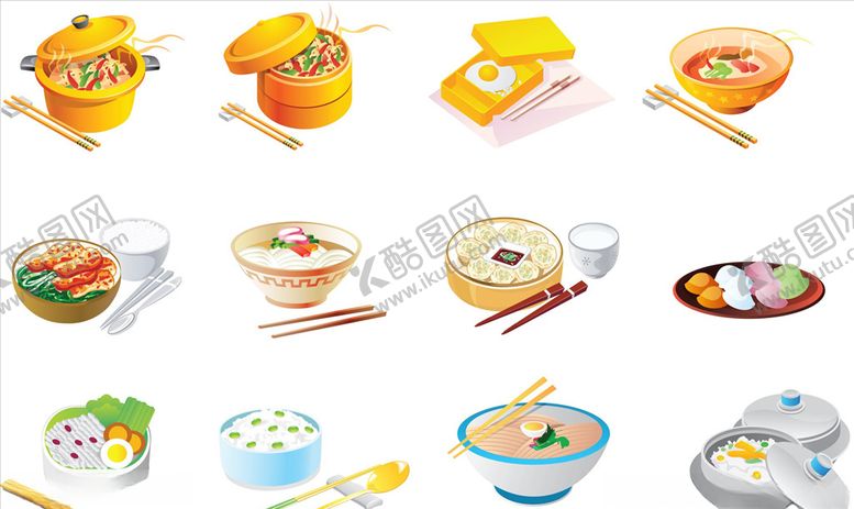 编号：88248310060359215832【酷图网】源文件下载-矢量美食面点西餐