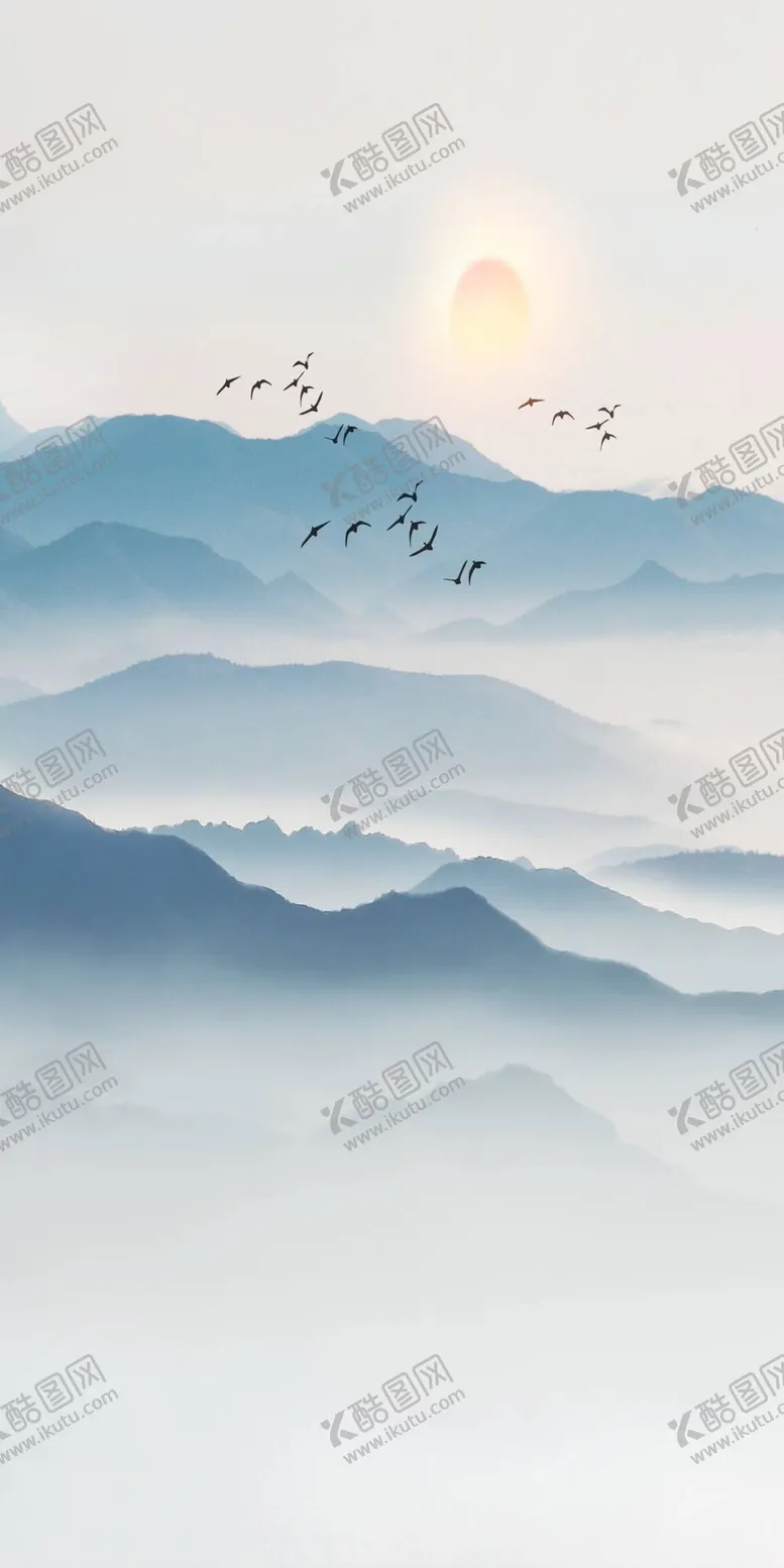 编号：44426810191156099479【酷图网】源文件下载-新中式山水 