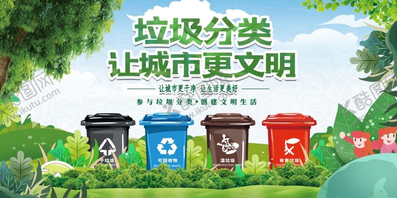 编号：42809803290007175738【酷图网】源文件下载-垃圾分类