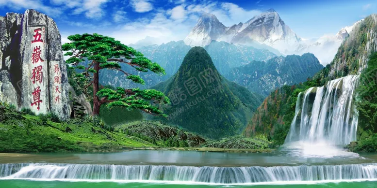 编号：42822206251722042415【酷图网】源文件下载-景色如画江河锦绣画秀丽