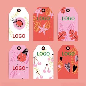 可爱手绘风品牌标签设计