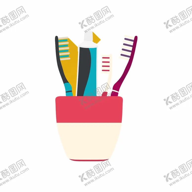 编号：38320605011743058947【酷图网】源文件下载-牙刷牙膏