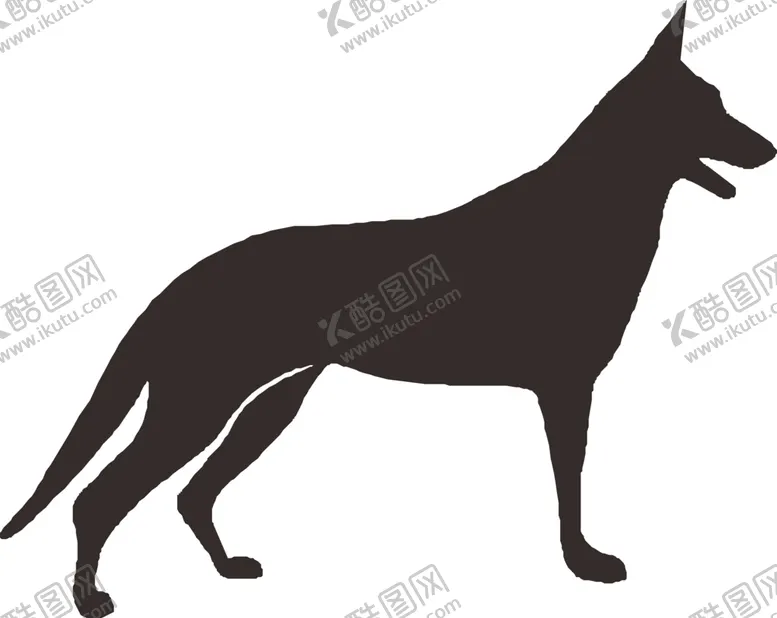 编号：45417705032143248352【酷图网】源文件下载-狗剪影