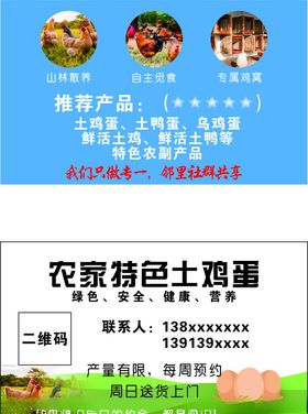 鸡蛋名片