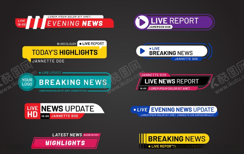 编号：90934809151757186976【酷图网】源文件下载-新闻标题