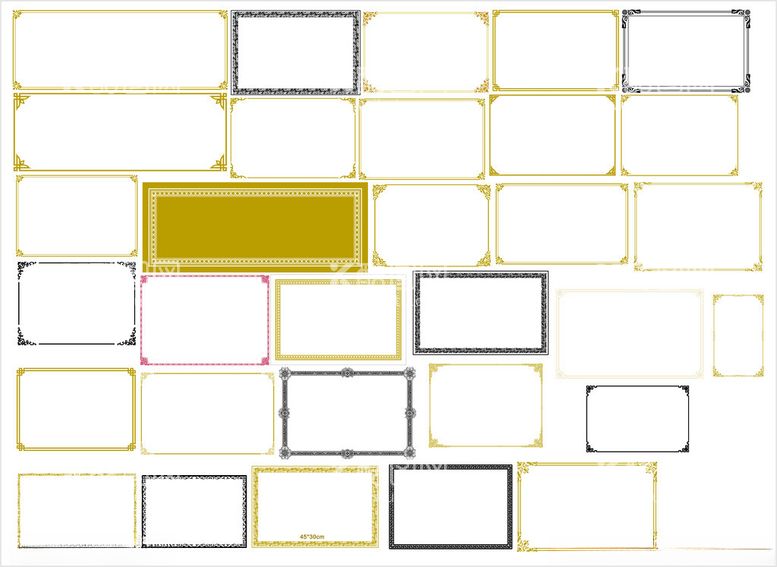 编号：73336412071609388612【酷图网】源文件下载-证书边框