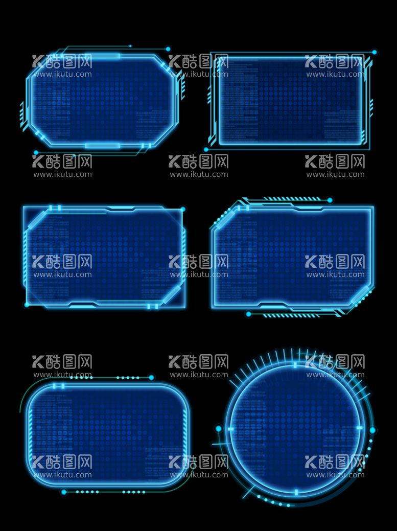 编号：01467209210841587985【酷图网】源文件下载-科技蓝色边框