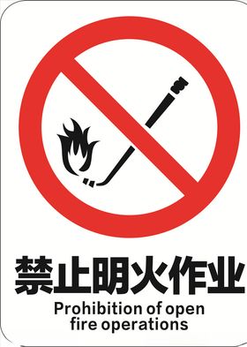 禁止明火作业