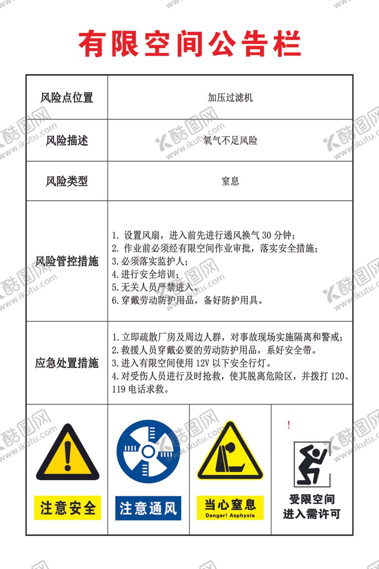 编号：24112904192215125120【酷图网】源文件下载-风险公告警示牌图片