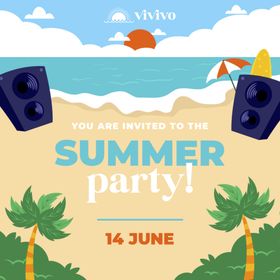 夏日海滩欢乐派对
