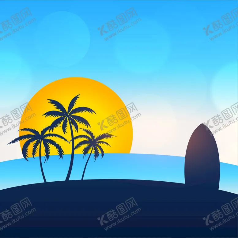 编号：92348010080820158291【酷图网】源文件下载-日出日落风景 