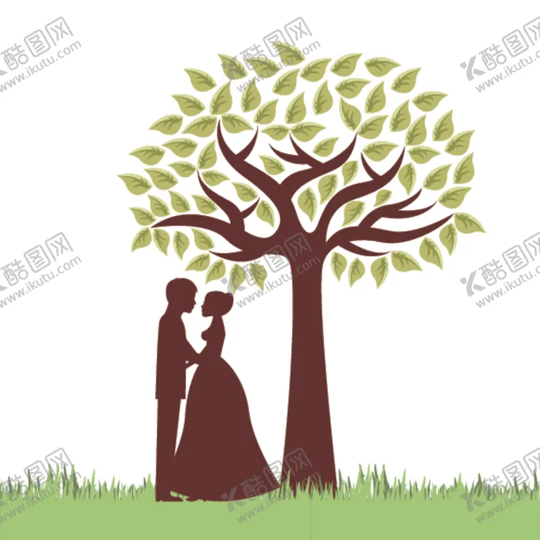 编号：11165410300234532123【酷图网】源文件下载-情侣卡通小人心形设计背景爱心