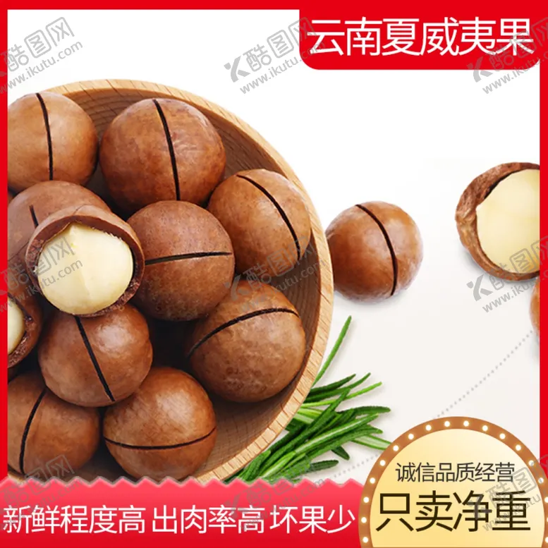 编号：64753909131725191573【酷图网】源文件下载-夏威夷果坚果主图