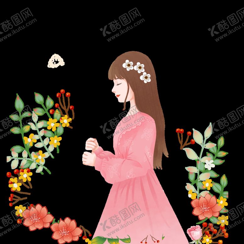编号：21458309170900565684【酷图网】源文件下载-花朵 鲜花 和美女