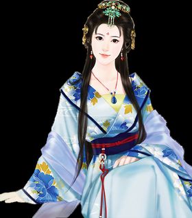 古装帅哥美女插画图片汉服男神手绘东方文化