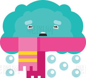 下雨UI标识标志LOGO