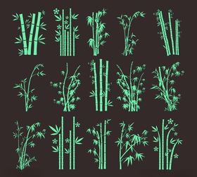 矢量竹子