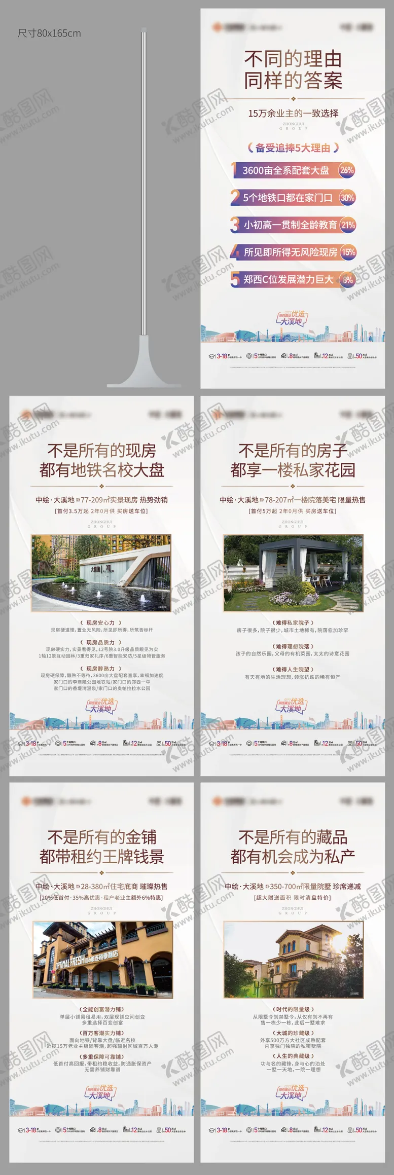 编号：62594711281526441277【酷图网】源文件下载-地产案场价值系列展板