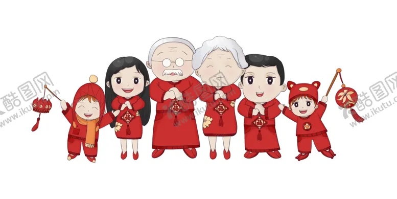 编号：10793106151009005988【酷图网】源文件下载-中国风新春贺岁形象元素