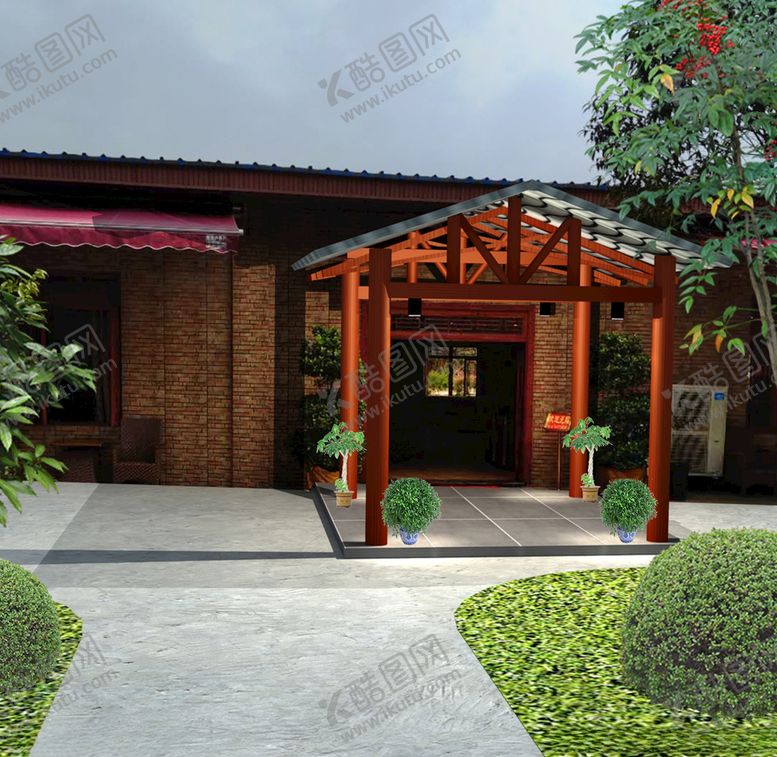 编号：19329709290818316035【酷图网】源文件下载-餐厅大门