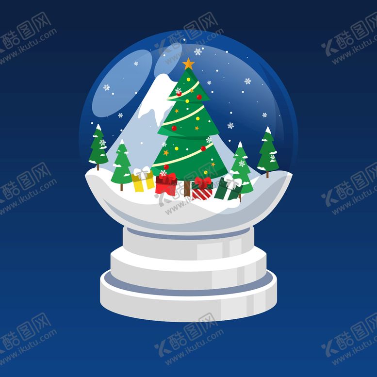 编号：60152409131454120492【酷图网】源文件下载-圣诞节水晶球 