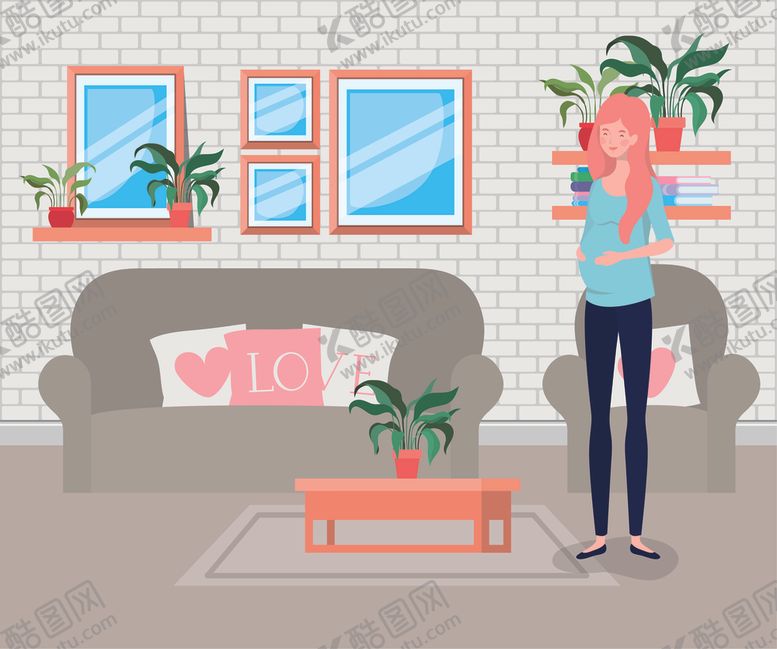 编号：51044209140751533348【酷图网】源文件下载-人物夫妻生活插画