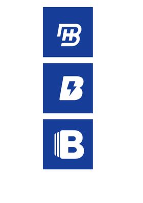 创意多线字母LOGO B