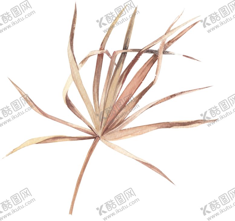 编号：86412609211401488618【酷图网】源文件下载-北欧小清新水彩植物图案