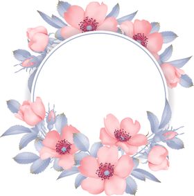 手绘花朵