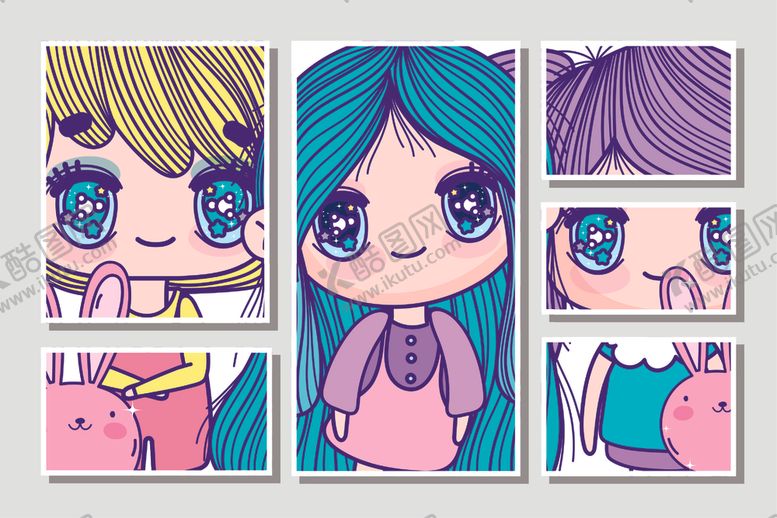 编号：82005009242249209828【酷图网】源文件下载-卡通手绘女孩