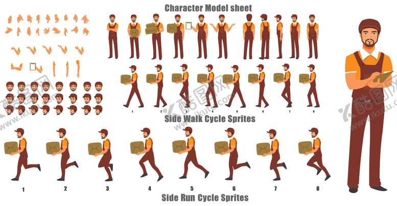 编号：84673409190304355051【酷图网】源文件下载-卡通职业