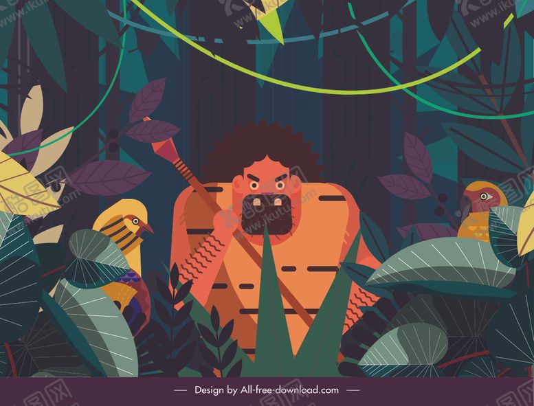 编号：27613110101112375916【酷图网】源文件下载-原始人