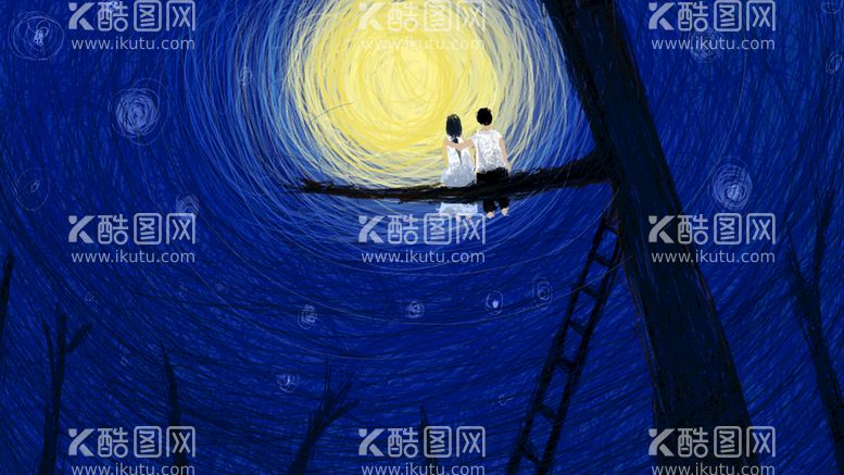 编号：43916511122306013679【酷图网】源文件下载-七夕插画