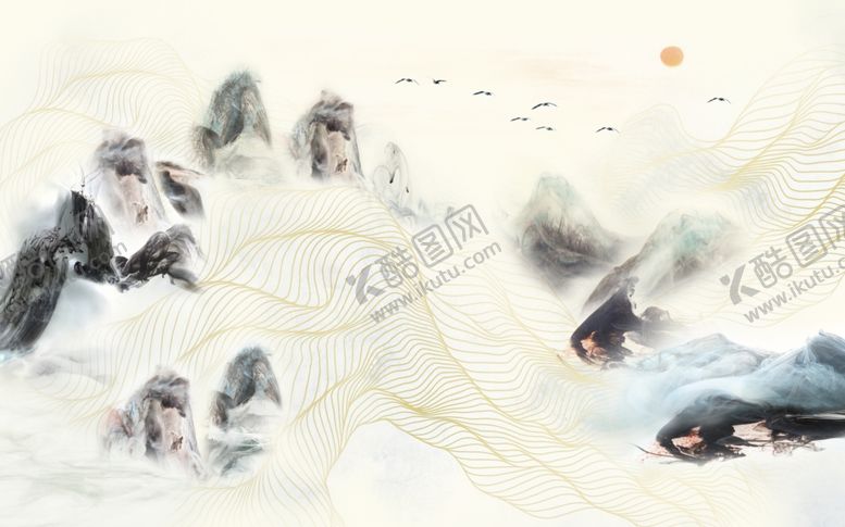 编号：88400809292339579772【酷图网】源文件下载-轻奢装饰画