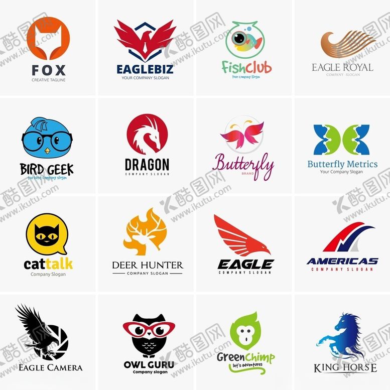 编号：60188209240518328348【酷图网】源文件下载-多样创意标志设计集合