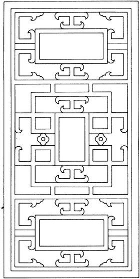 镂空花图案边装饰