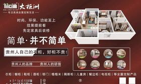 衣柜橱柜全屋定制灯箱海报图片