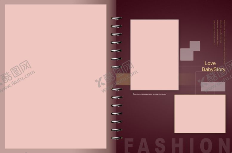 编号：31709009210902581132【酷图网】源文件下载-个性时尚儿童幼儿通用相册模板