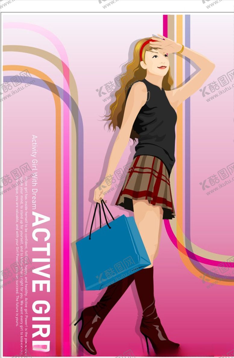 编号：35934410041706016985【酷图网】源文件下载-时尚卡通人物