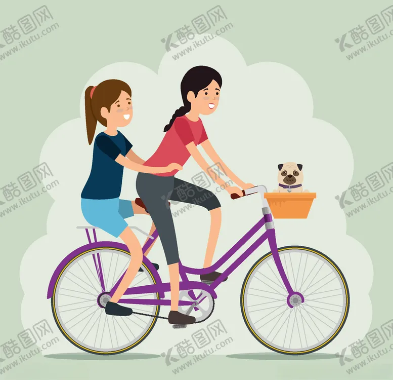 编号：54687704270912189591【酷图网】源文件下载-骑自行车