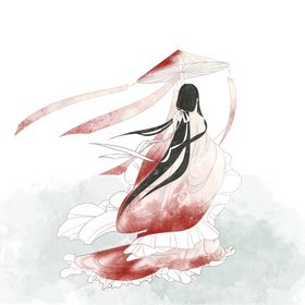 手绘古风女子