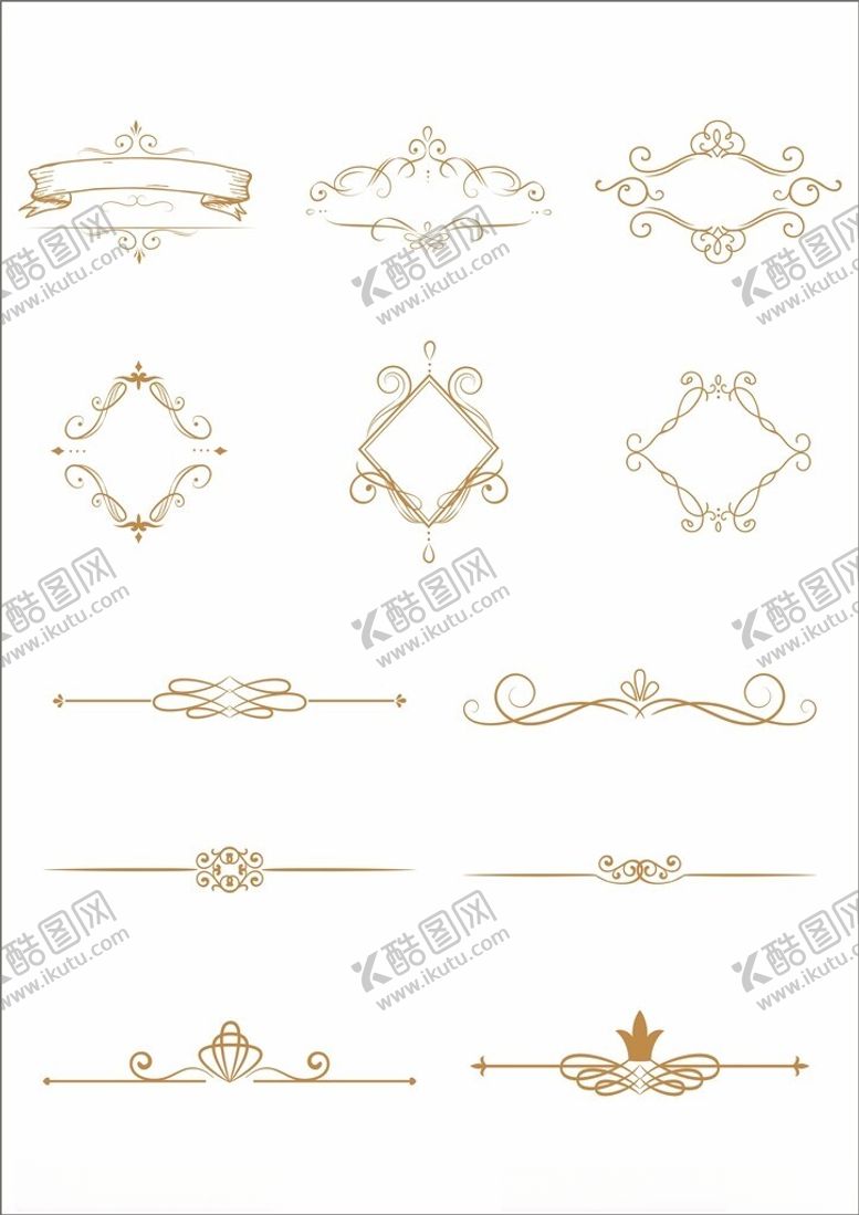 编号：19234912090911519634【酷图网】源文件下载-欧式古典花纹花边