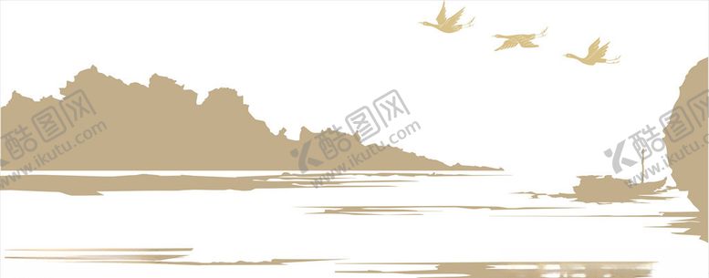 编号：64070010090232216567【酷图网】源文件下载-山水船