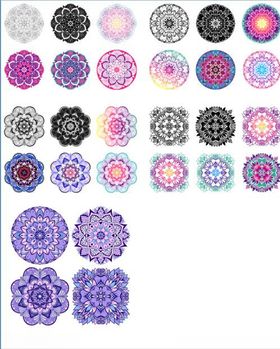曼陀罗花纹