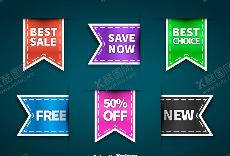 编号：50283009280357552538【酷图网】源文件下载-矢量标签素材