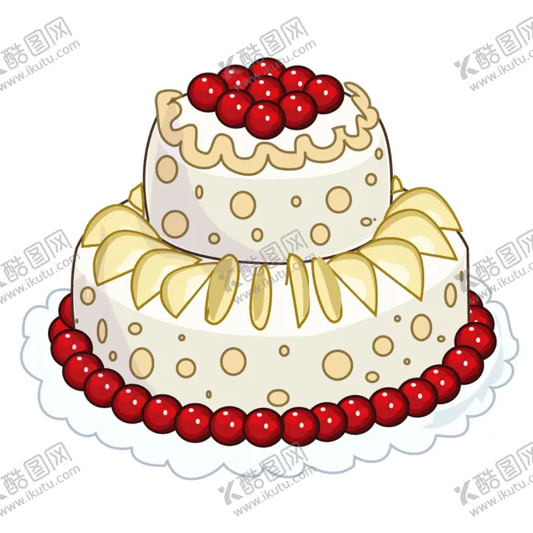 编号：34172104300415404916【酷图网】源文件下载-手绘卡通可爱蛋糕甜点免抠PNG