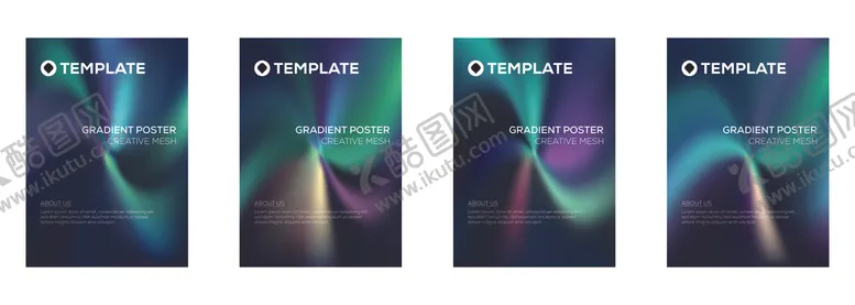 编号：49792404211229243678【酷图网】源文件下载-炫彩渐变风格手机壁纸