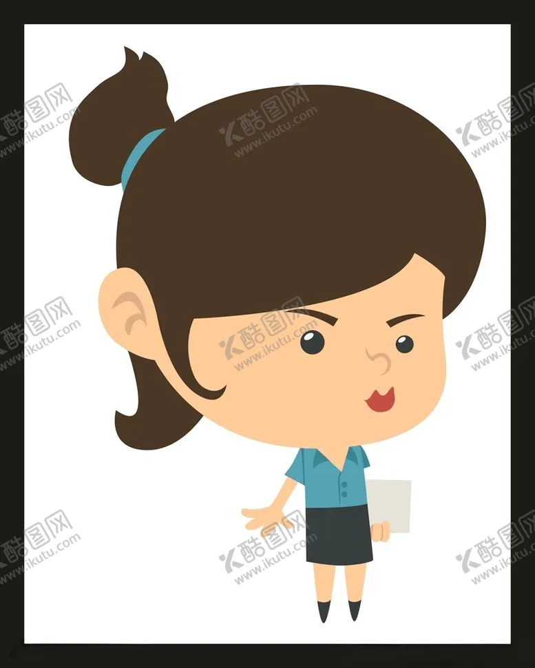 编号：54538801302021454940【酷图网】源文件下载-商务办公女孩