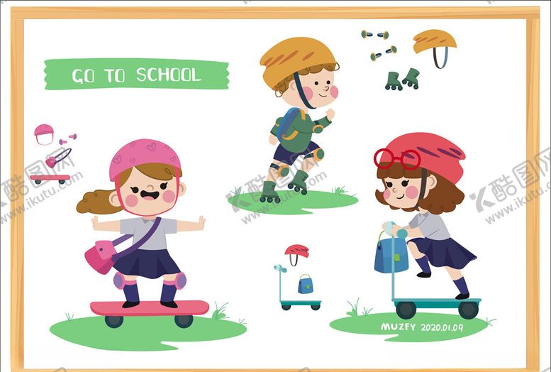 编号：13546509161131484067【酷图网】源文件下载-户外运动小孩